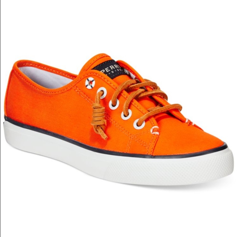 Orange Sperry Women's Seacoast Sneakers